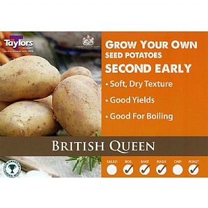 British Queen (Second Early) Seed Potatoes