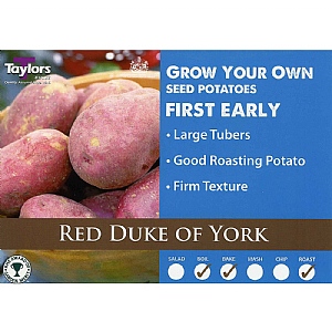 Red Duke of York (First Early) Seed Potatoes