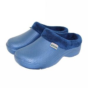 Town & Country Navy Fleecy Cloggies