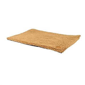 Ancol Teddy Fleece Flat Pad (Various Sizes) - Beige