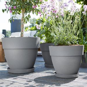 Elho Vibia Campana 25cm Round Planter (Various Colours)