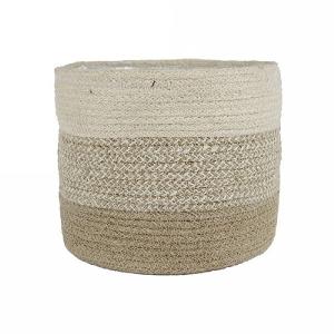 Ivyline Vika Seagrass Lined Basket - Fawn (Various Sizes)