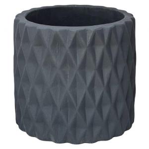Ivyline Wave Cement Pot Cover Teal Pot Cover (Various Sizes)
