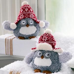 Christmas Owl Door Stopper
