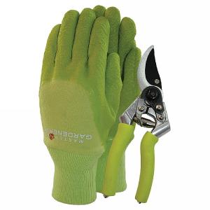 Town & Country Ladies Master Gardener & Secateur Set Lime Green