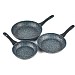 Salter Megastone 3-Piece Non-Stick Frying Pan Set