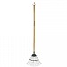 Kent & Stowe Carbon Steel Long Handled Lawn & Leaf Rake