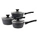 Salter Megastone 3-Piece Non-Stick Saucepan Set