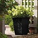 Stewart Garden 40cm Basalt Tall Square Planter - Black