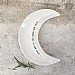 East of India 'Moon & Back' Wobbly Moon Dish
