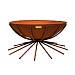 Ivyline Outdoor Metal Dakota Firebowl Rust