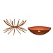 Ivyline Outdoor Metal Dakota Firebowl Rust