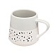 Siip Dipped Dotted Mug - Light Grey