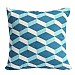 Bramblecrest Turquoise Cubic Square Scatter Cushion