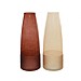 Frosted Glass Vase 40cm (Assorted Designs)
