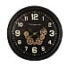Black Westminster Wall Clock 58cm