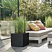 Elho Vivo Next Square Planter 30cm Living Black