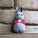 East of India Rabbit With Red Cape Beatrice Ornament