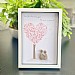 Every Love Story White A4 Pebble Picture
