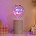 Steepletone B2 Grey Concrete Screw Down Style Table Lamp Base