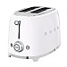 Smeg 2 Slice Toaster White (TSF01WHUK)