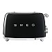Smeg 4 Slice Toaster Black (TSF03BLUK)