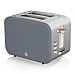 Swan 2 Slice Nordic Toaster Grey (ST14610GRYN)