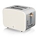 Swan 2 Slice Nordic Toaster White (ST14610WHTN)