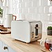 Swan 2 Slice Nordic Toaster White (ST14610WHTN)