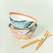 Yvonne Ellen Set of 2 Rice Bowls & Chopsticks