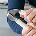 KitchenAid Stainless Steel Garlic Press - Almond Cream