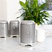 KitchenCraft Lovello Textured Sugar Canister - Shadow Grey