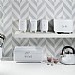 KitchenCraft Lovello Textured Utensil Holder - Ice White
