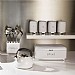 KitchenCraft Lovello Textured Utensil Holder - Ice White