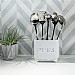 KitchenCraft Lovello Textured Utensil Holder - Ice White