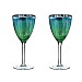 Artland Peacock Wine Glasses - Set of 2