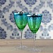Artland Peacock Wine Glasses - Set of 2