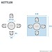 Kettler Cora 4 Seat Round Dining Set
