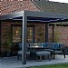 Supremo Belfort 3x3m Deluxe Pergola with Curtains and LED's