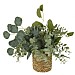 Faux Plant in Seagrass Basket (30cm)
