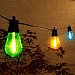 Noma 10 LED Multicoloured Connectable Edison Bulb Festoon Lights - Small