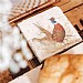 The Humble Hare 'Pheasant Parade' Coasters (Set of 2)