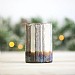 Two Tone Glass Cylinder Vase (13cm)