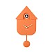 Karlsson Modern Cuckoo Clock - Jungle Green