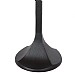 Black Aluminium Candlestick (32cm)