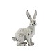 White Polyresin Rabbit Ornament (22cm)