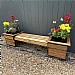 Charles Taylor Knights Double Planter Bench