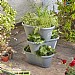 Smart Garden 4 Stackable Planters - Slate