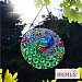 Stained Glass Hanging Peacock Suncatcher