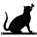 Cat with Butterfly Fence Topper